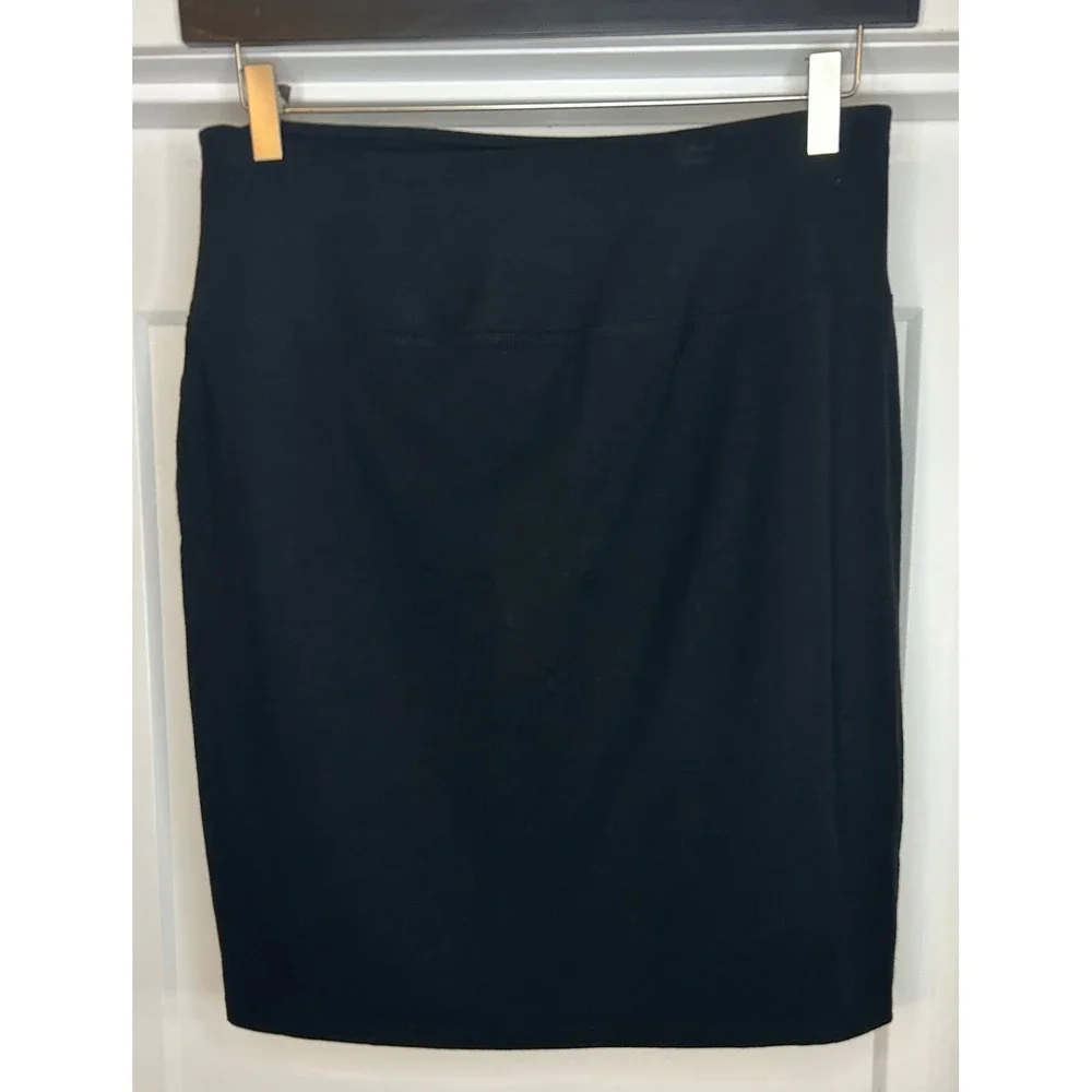 J. Jill Wearever Collection Smooth Fit Pencil Skirt Black Women‎ Small Rayon